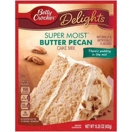 Betty Crocker Super Moist Butter Pecan Cake Mix