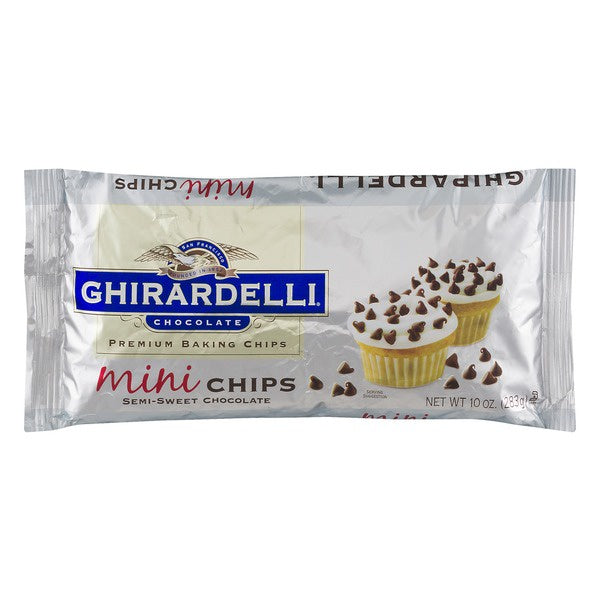GHIRARDELLI SEMI-SWEET MINI CHOCOLATE CHIPS 10OZ (283G)