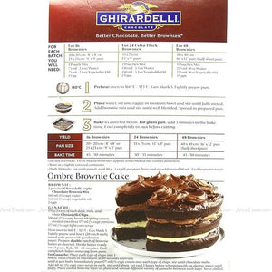 Ghirardelli Triple Chocolate Premium Brownie Mix