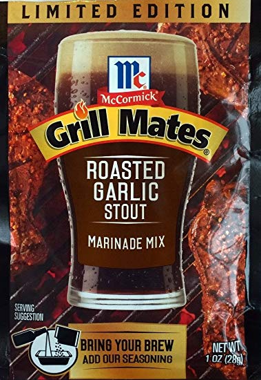 Grill Mates Roasted Garlic Stout Marinade Mix 1 oz