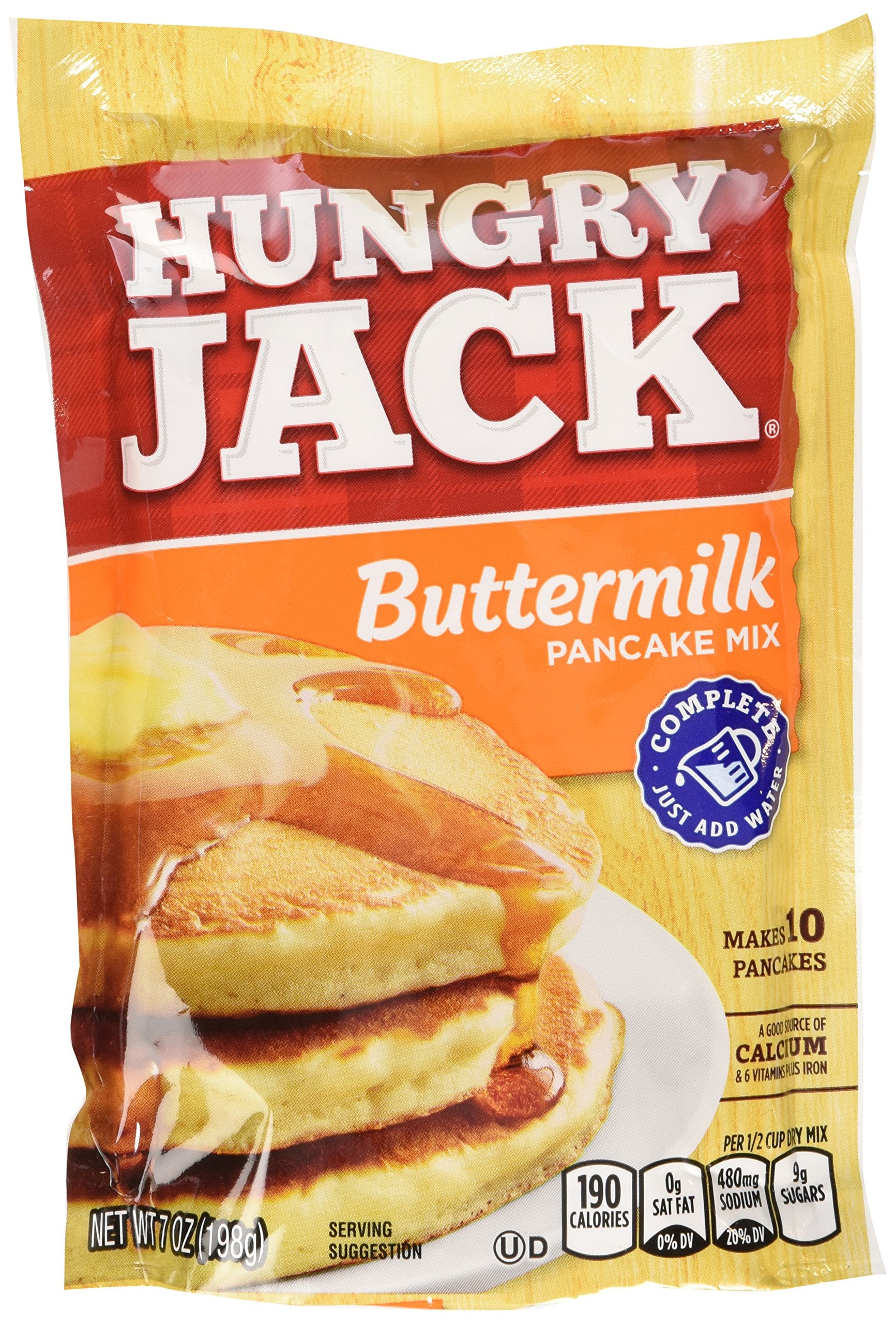 Hungry Jack Buttermilk Pancake Mix 7oz (198g)-12/cs