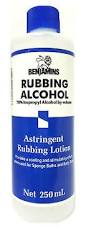 Benjamins Rubbing Alcohol 250ml
