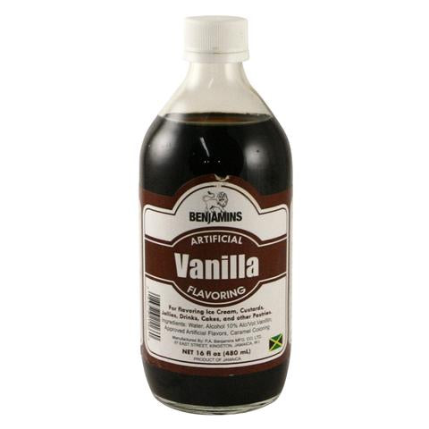 Benjamins Artificial Vanilla Flavouring 16oz/480ml