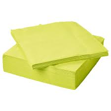 IKEA FANTASTIK Solid Napkins 50/pk