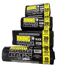 Rhino Garbage Bags Jumbo 38" x 50" x 1ml-12/cs