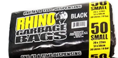 Rhino Garbage Bags Small 20" x 22"x.5ml