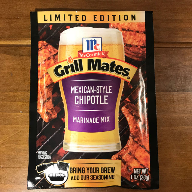Grill Mates Mexican Style Chipotle Marinade Mix 1 oz.